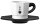 Bialetti Espressotasse 80 ml, 4 Stück, Schwarz/Weiss