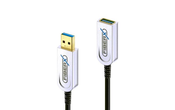 FiberX USB 3.1-Verlängerungskabel FX-I650 AOC USB A - USB A 12 m