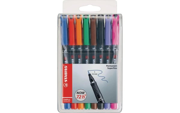 STABILO Folienstift OHPen Universal S 8 Stück