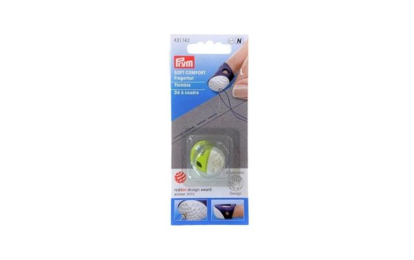 Prym Fingerhut Ergonomics L, Hellgrün