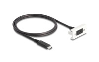 Delock Easy 45 Modul SuperSpeed USB-C zu USB-C, Kabelpeitsche