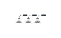 Paulmann Einbauspot Nova Plus Coin Set, 3 x 6 W, 2700 K, Eisen