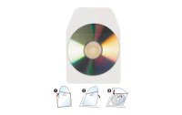 3L Hülle für CD/DVD mit Klappe Transparent, 100...