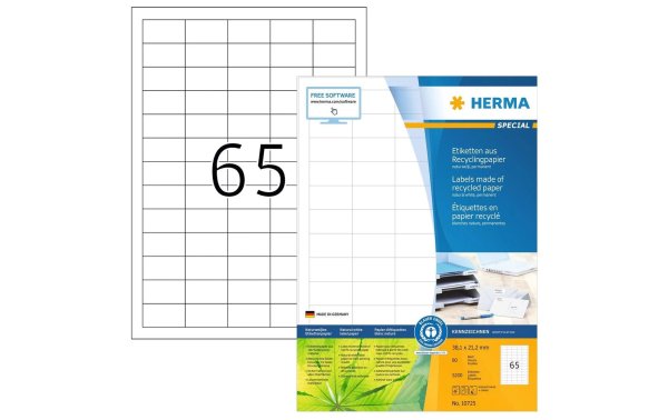 HERMA Universal-Etiketten 38.1 x 21.2 mm, 80 Blatt