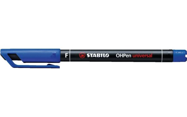 STABILO Folienstift OHPen universal F permanent, Blau