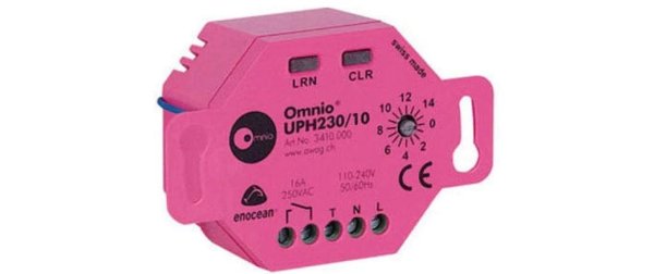 Omnio Funk-Thermostataktor EnOcean UPH230/12 2-Kanal