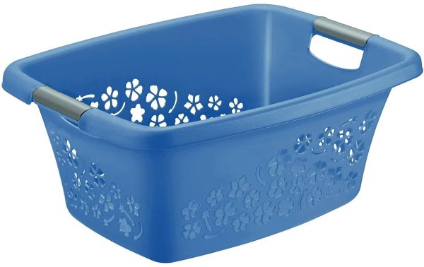 Rotho Wäschekorb  Flower 25 l, Blau