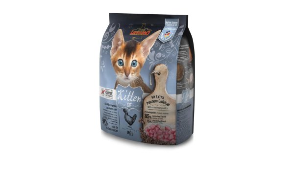 Leonardo Cat Food Trockenfutter Kitten getreidefrei, 300 g