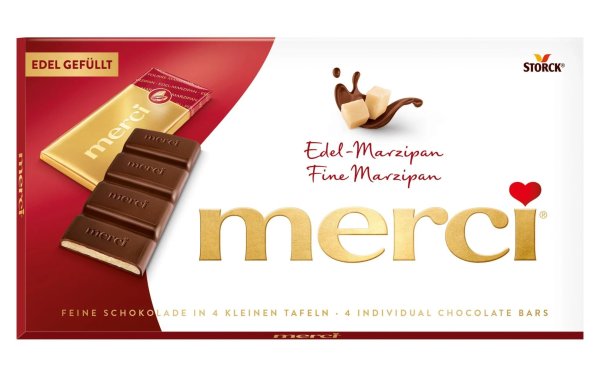 Storck Tafelschokolade Merci Edel-Marzipan 112 g