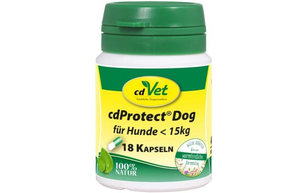 cdVet Hunde-Nahrungsergänzung cdProtect Dog, < 15 kg, 18 Kapseln