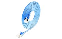 SLIM Slimpatchkabel  Cat 6A, U/FTP, 7 m, Blau