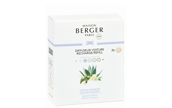 Maison Berger Autodiffusor Jardin dAgaves 2 Stück