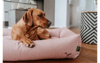 Hunter Hunde-Sofa Inari L, 100 x 80 cm, Pastellrot