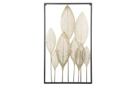 present time Wanddekoration Wall Art Leaves 80 x 44 cm, Gold
