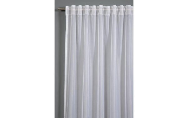 Gardinia Tagvorhang Voile Uni 300 x 245 cm, Weiss