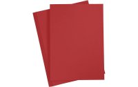 Creativ Company Bastelpapier 70 g, 20 Blatt, Rot