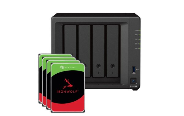 Synology NAS Diskstation DS923+ 4-bay Seagate Ironwolf 40 TB