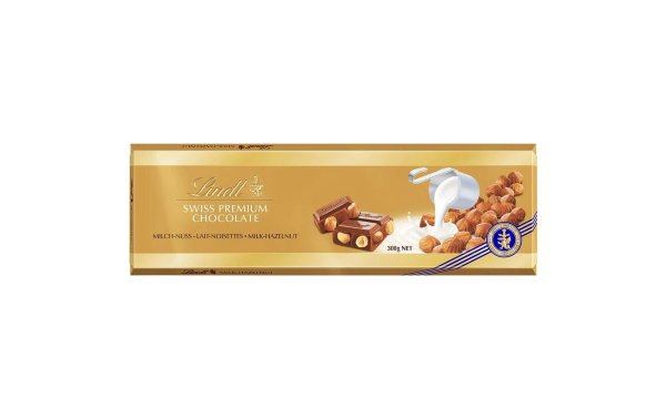 Lindt Tafelschokolade Milch Nuss 300 g