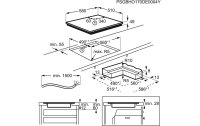 Electrolux Induktionskochfeld GK58TSILO Flächenbündig/Aufliegend