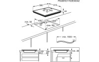 Electrolux Induktionskochfeld GK58TSILO Flächenbündig/Aufliegend