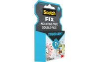 Scotch Montageband Scotch-Fix, 19 mm x 1.5 m, 1 Rolle, Transparent
