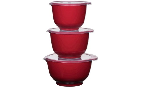 Rosti Rührschüssel-Set Margrethe 1.5 l; 2 l; 3 l, Rot