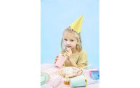 Partydeco Partyhüte Yummy pastellfarbig, 16 x 10 cm, 6 Stück