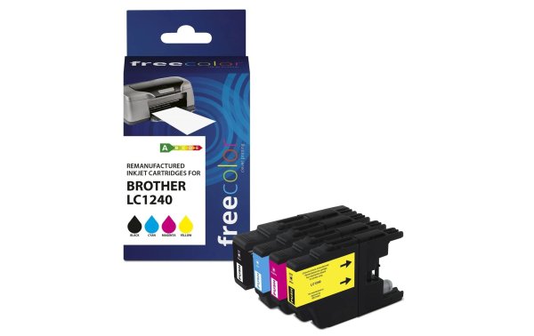 Freecolor Tinte Brother LC-1240 Multipack Color