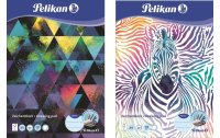 Pelikan Zeichenblock A4 à 2 Motive 20 Blatt