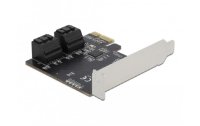 Delock SATA-Controller 4 Port SATA PCI Express x1 Karte LED-Anzeige