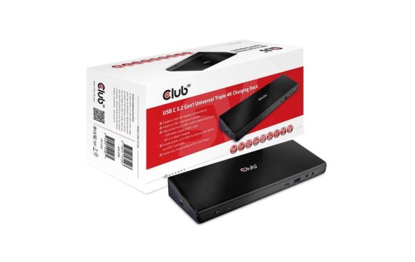 Club 3D Dockingstation CSV-1562 USB-C 3.2 Gen1 Triple 4K