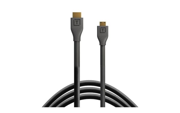 Tether Tools Kabel TetherPro HDMI Mini zu HDMI 2.0, 3 m Schwarz