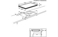 Electrolux Glaskeramik-Kochfeld GK80RPLCN Aufliegend