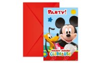 Amscan Geburtstagskarte Mickey 6 Stück