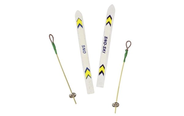 HobbyFun Mini-Utensilien Ski 10 cm