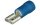 Knipex Flachsteckhülsen 6.3 x 0.8 mm Blau, 100 Stück