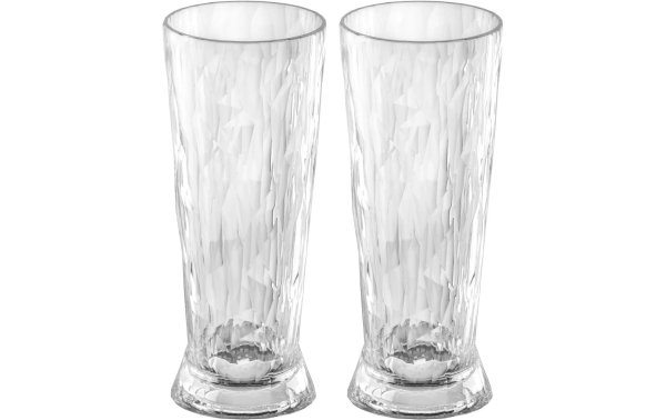 Koziol Bierglas Superglas Club No. 10, 300 ml, 2 Stück,