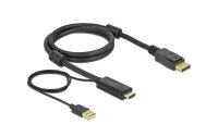 Delock Kabel HDMI – Displayport, HDMI/USB 2.0 -...
