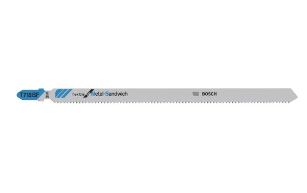 Bosch Professional Stichsägeblatt T 718 BF Metal-Sandwich, 3 Stück