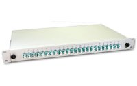 Lightwin Spleissbox 48 Fasern, 24x DLC MM, 50/125µm OM3 Pigtail