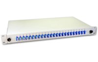 Lightwin Spleissbox 48 Fasern, 24x DLC SM, 9/125µm OS2 Pigtail
