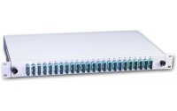 Lightwin Spleissbox 48 Fasern, 24x DSC MM, 50/125µm OM3 Pigtail