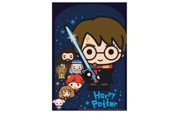 Amscan Geschenktasche Harry Potter 8 Stück, 23.4 x 16.2 cm