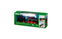 BRIO Eisenbahn Batterie-Dampflok mit Wassertank