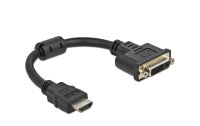 Delock Adapter HDMI – DVI, 4K/30Hz HDMI - DVI-D