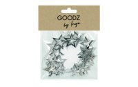 INGES CHRISTMAS DECOR Girlande Sterne 2 m, Silber