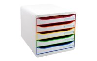Biella Schubladenbox Big-Box Plus A4+ Weiss/Mehrfarbig
