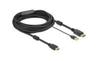 Delock Kabel HDMI – Displayport, HDMI/USB 2.0 - DisplayPort, 7 m