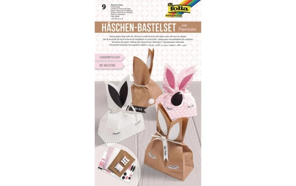 Folia Bastelset Häschen, 9 Stück