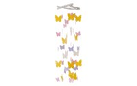 Boltze Windspiel Fjari Schmetterling 60 cm, Gelb/Lila/Rosa